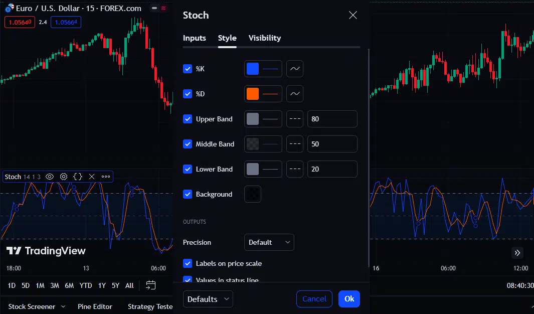 Momentum indicators, Relative Strength Index, RSI, MACD, Stochastics, Natural Momentum